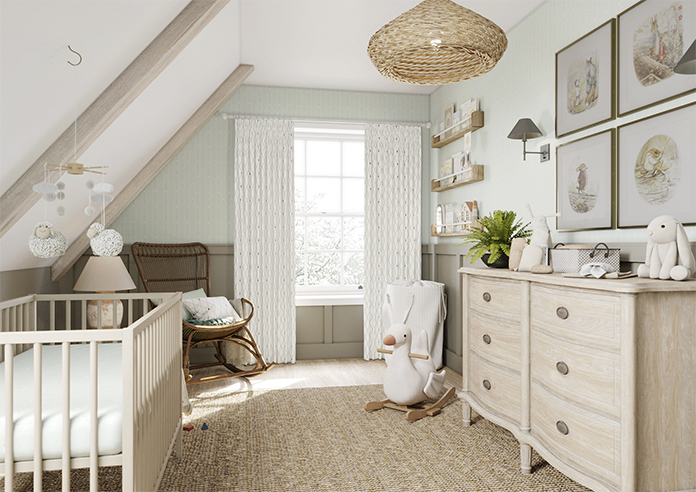 Puddle Down, Trellis Down - Made to Measure Curtains - Image 7